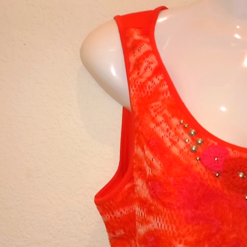 Ruby Rd. Eye Candy Embellished Tank Top - Picture 6 of 13
